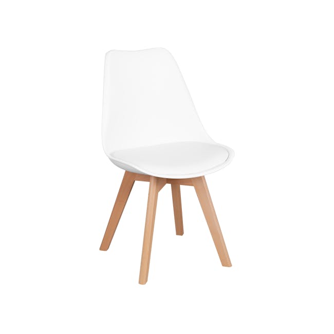 Linnett Chair - Natural, White - 4