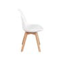 Linnett Chair - Natural, White - 3