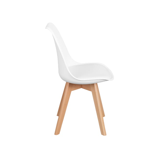 Linnett Chair - Natural, White - 2