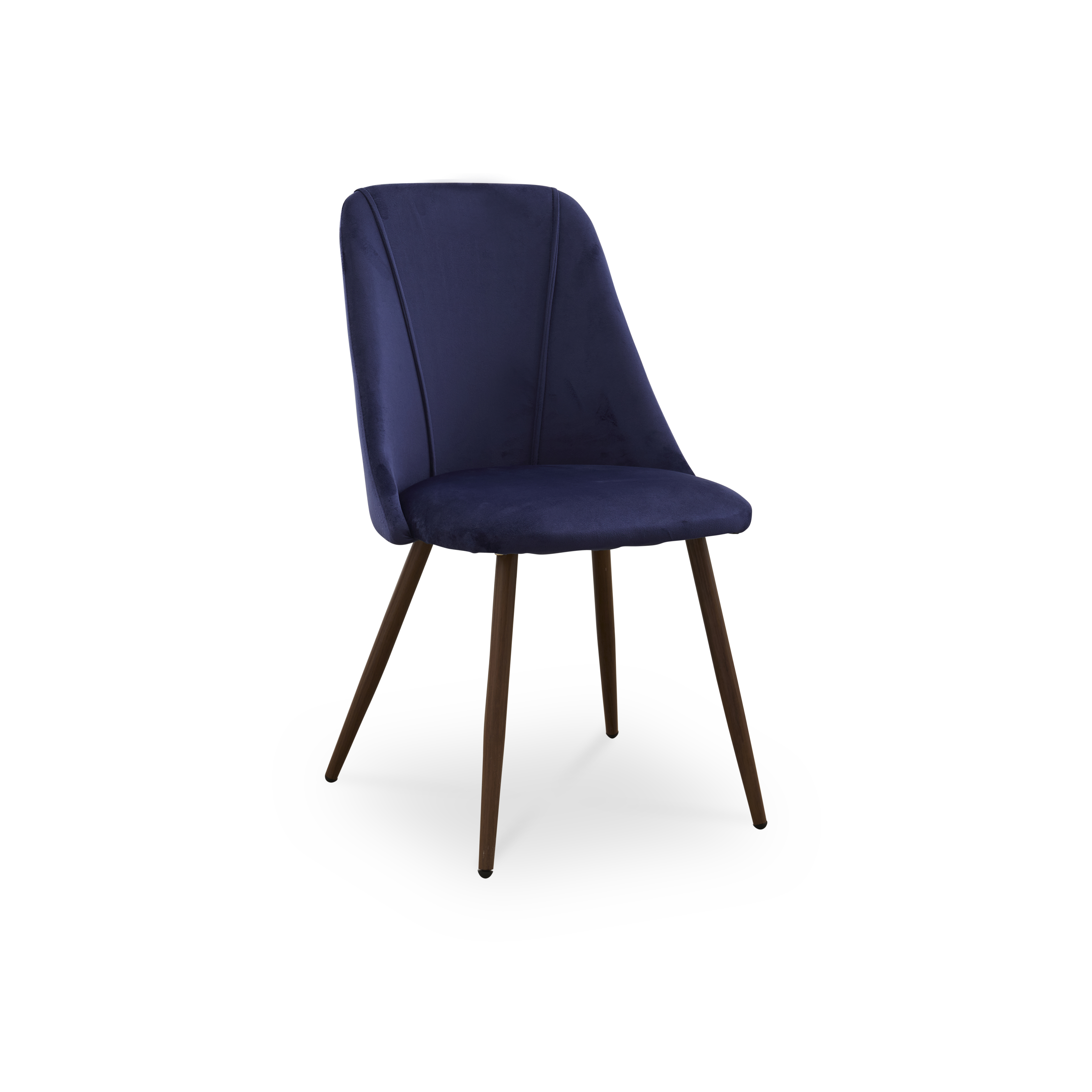 blue velvet parsons chair