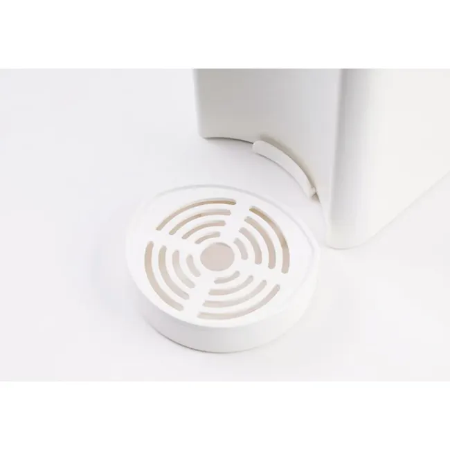 BRUNO Hot Water Dispenser - Green - 5 - White, modern, sleek, minimalist, circular, perforated, ventilation, air intake