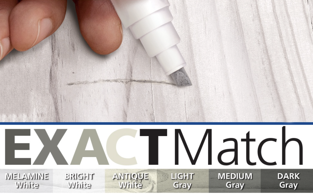 Rejuvenate Wood Repair Markers for Furniture & Floor White & Grey