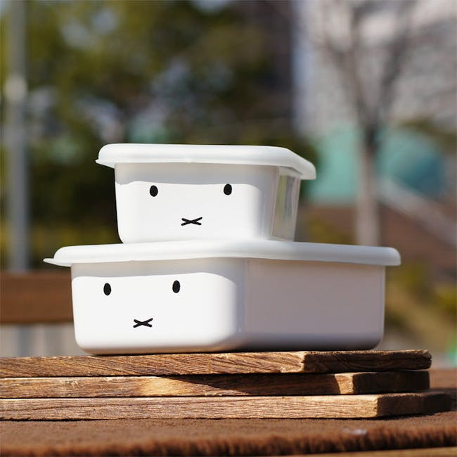 Miffy Shallow Container 2pc Set - 1