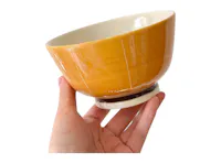 Mino Ceramic Rice Bowl - Yellow