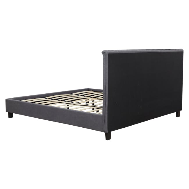 Hank King Bed in Hailstorm with 2 Weston Bedside Tables - 6