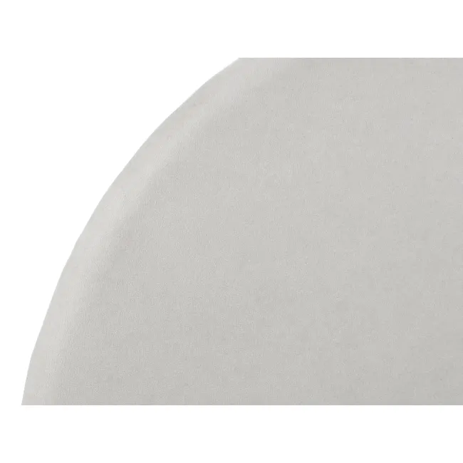 Aspen King Bed - Ice Grey - 3 - Soft, textured fabric, Minimalist design, White background, Symmetrical pattern, Gentle
