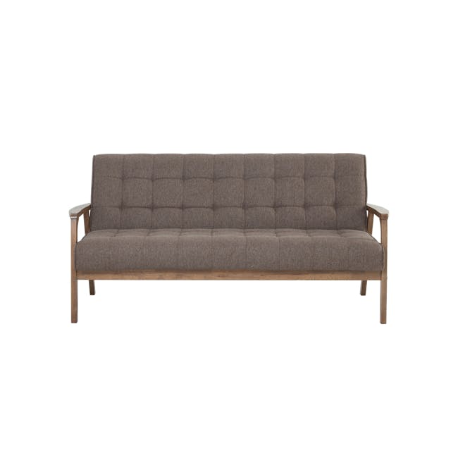 Tucson 3 Seater Sofa - Cocoa, Chestnut (Fabric) - 0