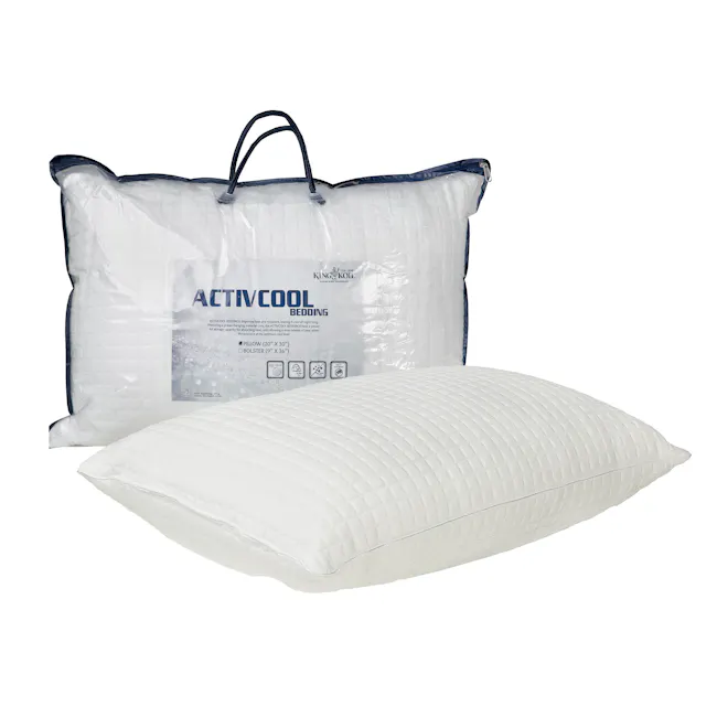 King Koil Activcool Microfiber Pillow - 1 - Activecool bedding, quilted pillow, padded pillow, king-size pillow, king of