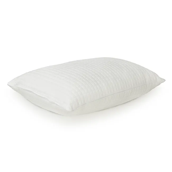 King Koil Activcool Microfiber Pillow - 2 - White quilted pillow, elegant design, quilted texture, soft material