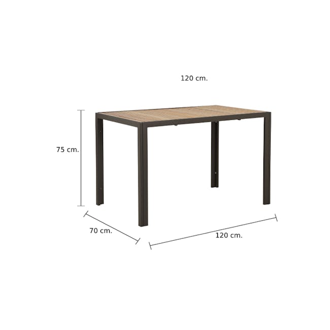 Zack Outdoor Table 1.2m - 4