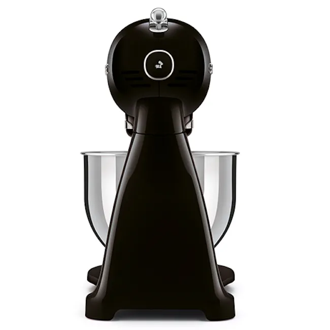 SMEG Stand Mixer Full Colour - Black - 7 - Sleek black stand mixer with cat face design, Modern kitchen appliance with