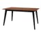 Ralph Dining Table 1.5m - Black, Cocoa