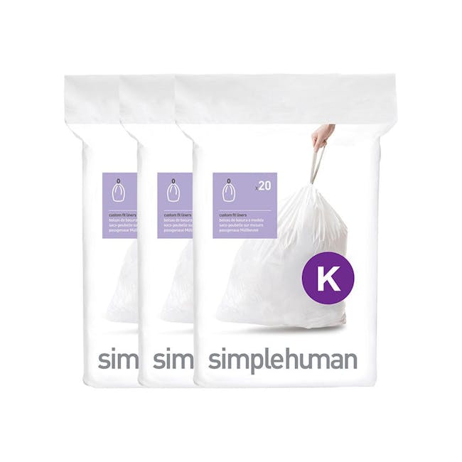 simplehuman Custom Fit Liners Code K - 3
