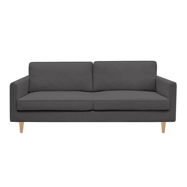 Cooper 3 Seater Sofa - Space Grey (Fully Removable Covers) - 0