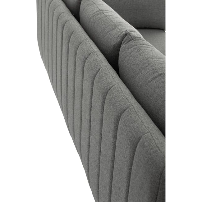 Esme 3 Seater Sofa - Silver - 9