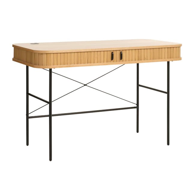 Nola Study Desk 1.2m - Oak - 4