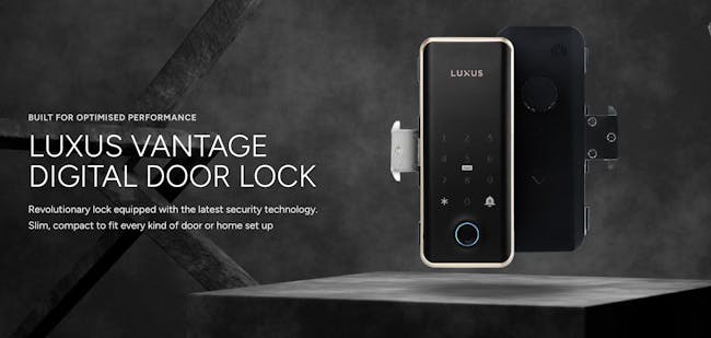 Luxus Gate & Door Bundle: Vantage Digital Door Lock + DG4 Gate Lock - 4