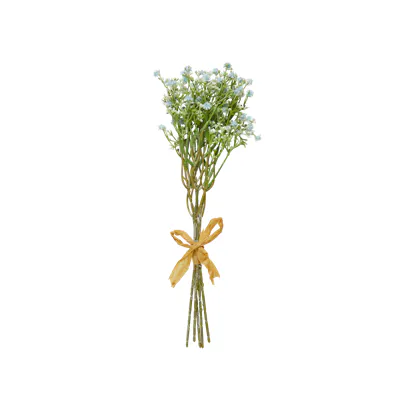 Faux Baby's Breath Stem - Light Blue (Set of 5)