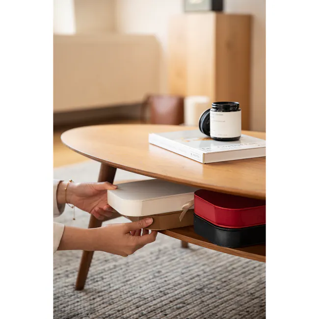 Athena Foldable Stool - Brown - 6