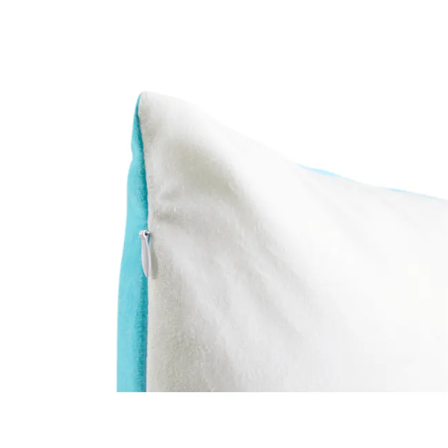 Harmony Koi Cushion - 3 - Soft fabric divider, white and blue color scheme, textured surface, clean and organized, seamless
