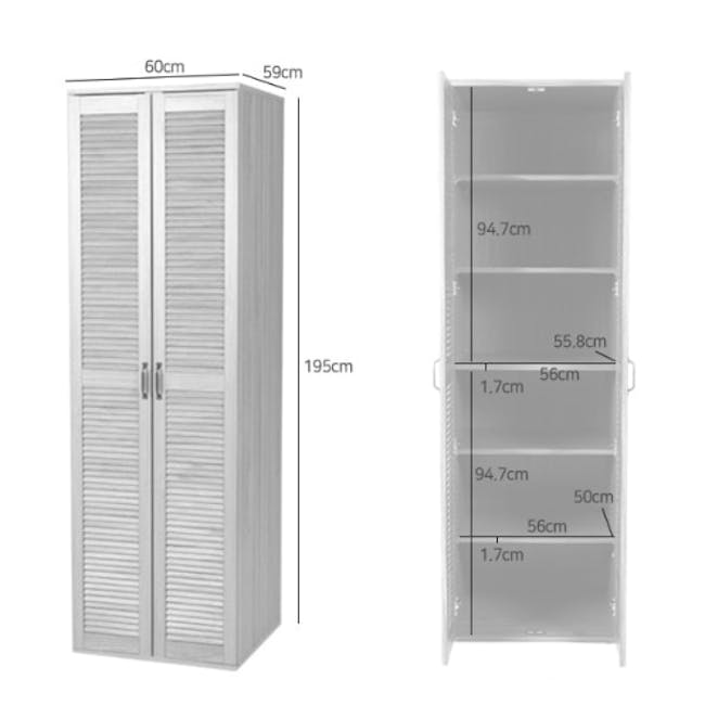 Hein 2 Door Multipurpose Cabinet - Oak - 11