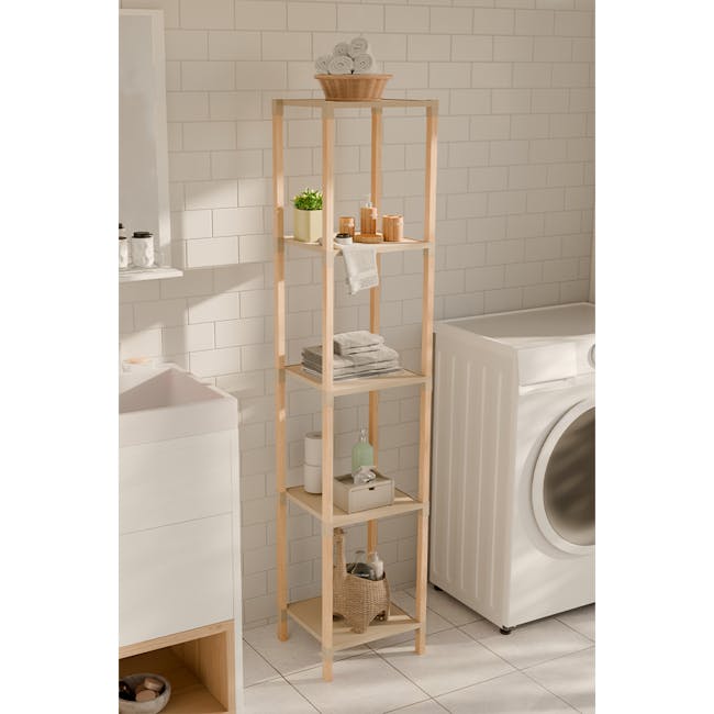 fixWood Mira Multifunction 5 Layer Plastic Shelf - 4