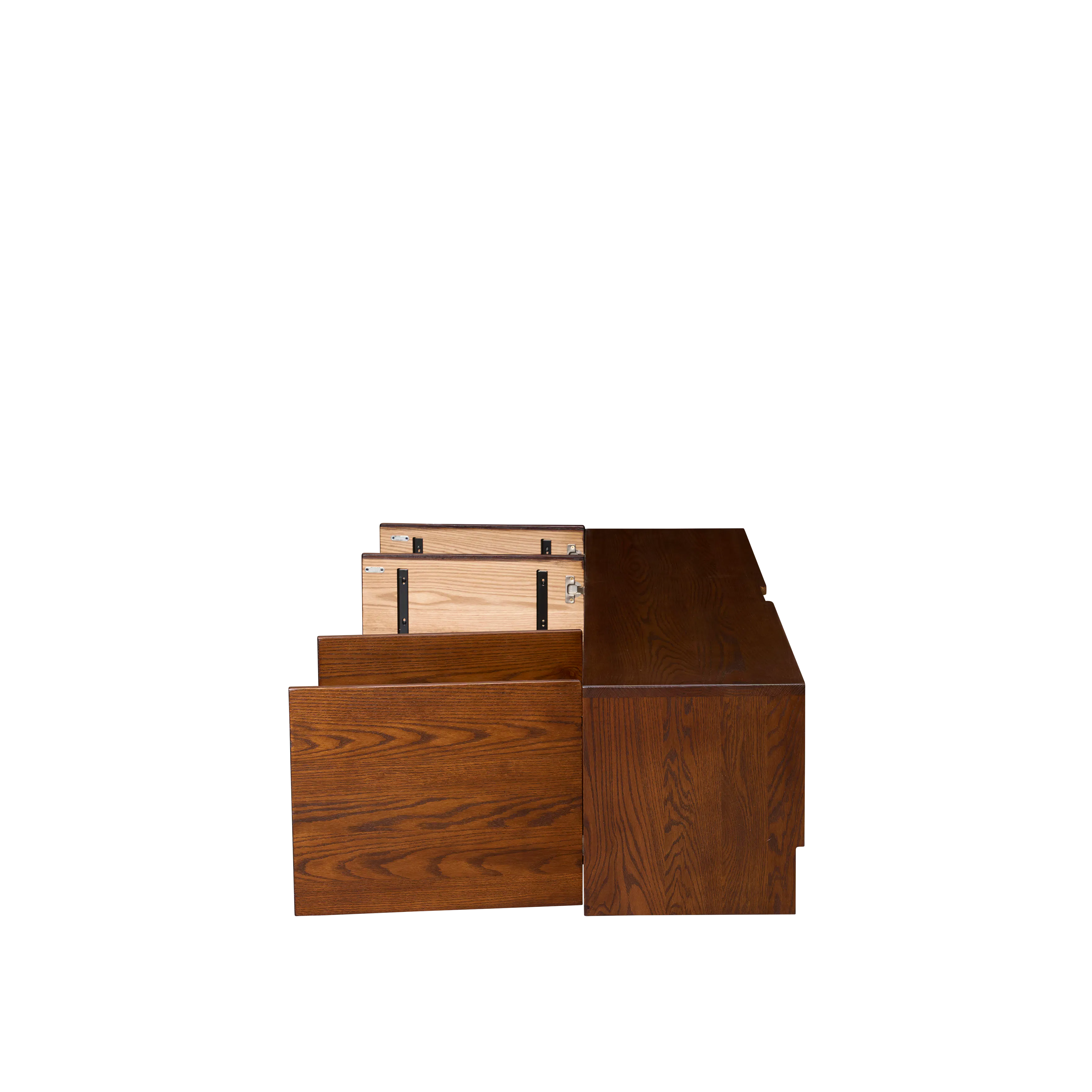 (As-is) Fyone TV Console 2m - Walnut - 13