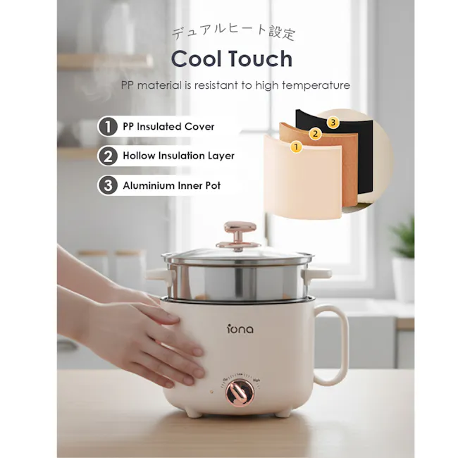 IONA 1.5L Multi Cooker - Mint Green - 12
