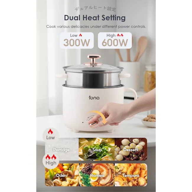 IONA 1.5L Multi Cooker - Mint Green - 9