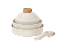 Sodam Nonstick Cookware Set - Cream White
