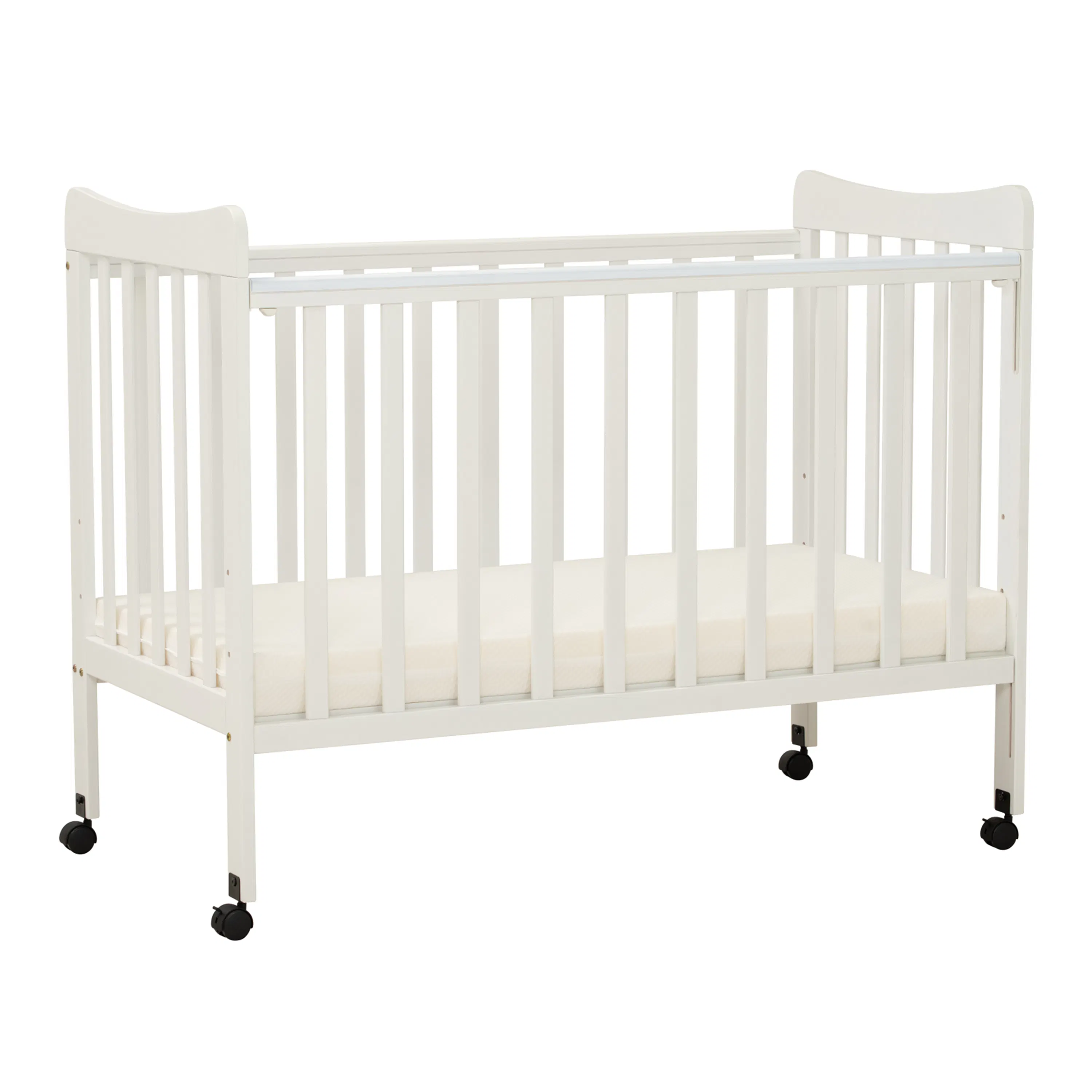 (As-is) Ayla Dropside Baby Cot with Wheels