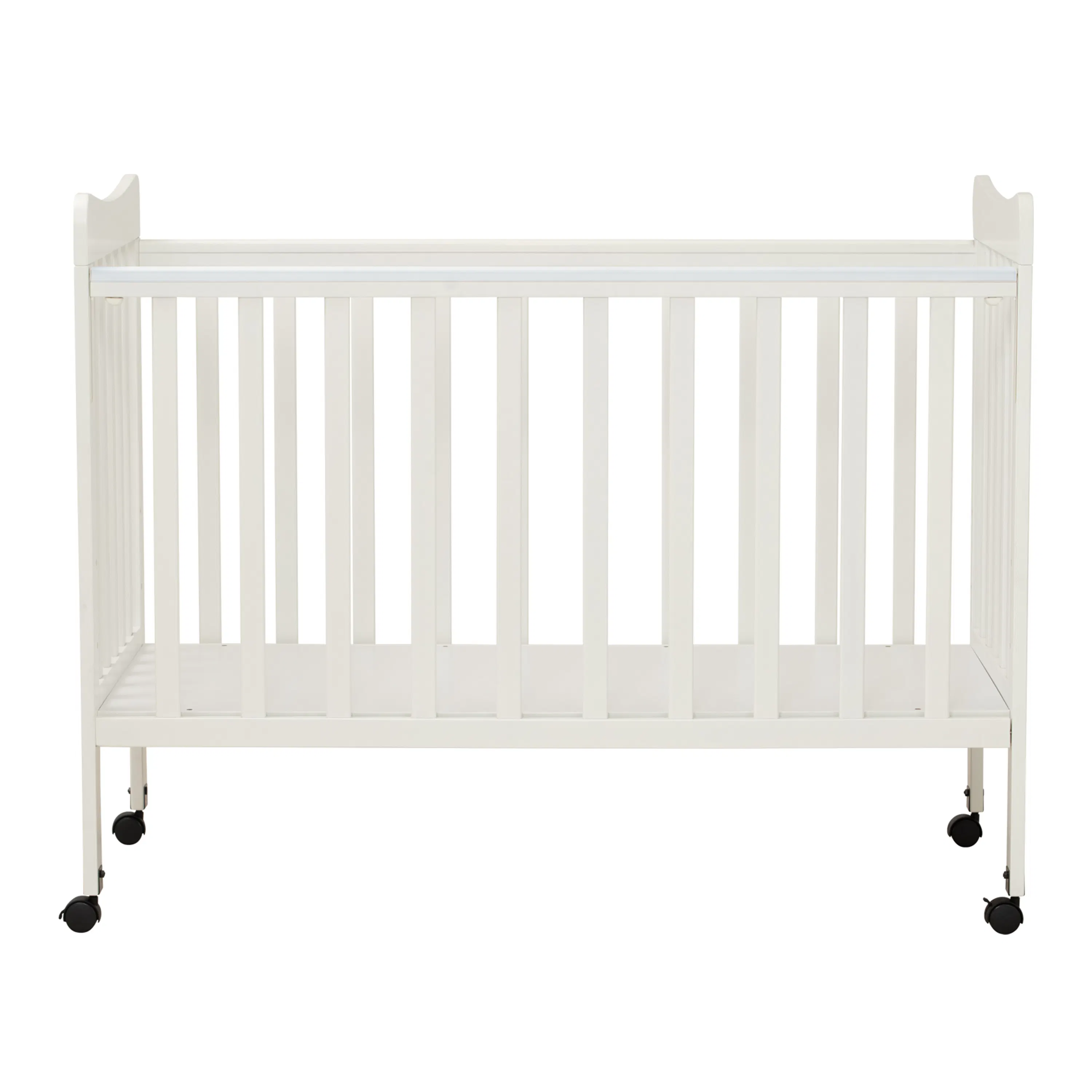 (As-is) Ayla Dropside Baby Cot with Wheels - 26