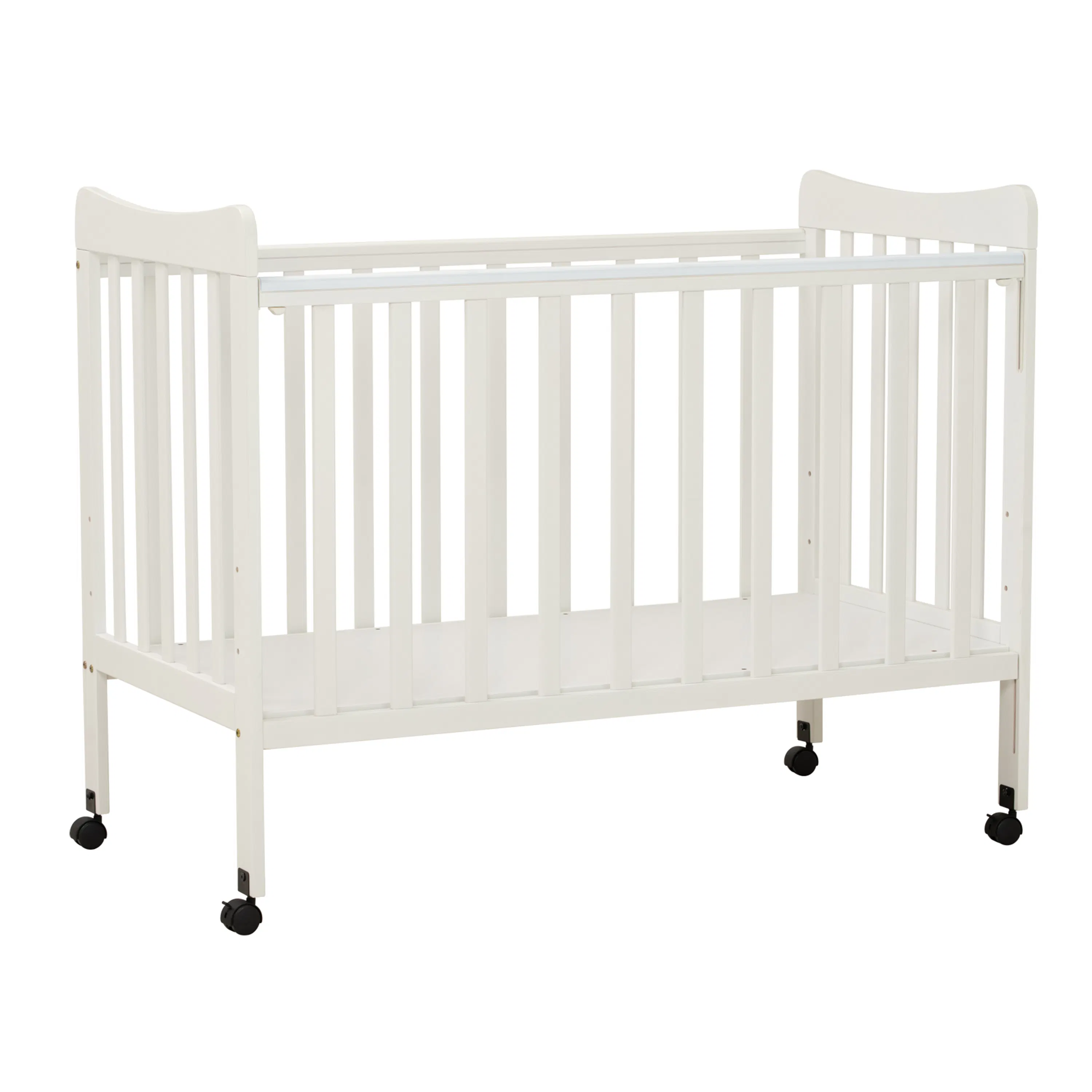 (As-is) Ayla Dropside Baby Cot with Wheels - 29
