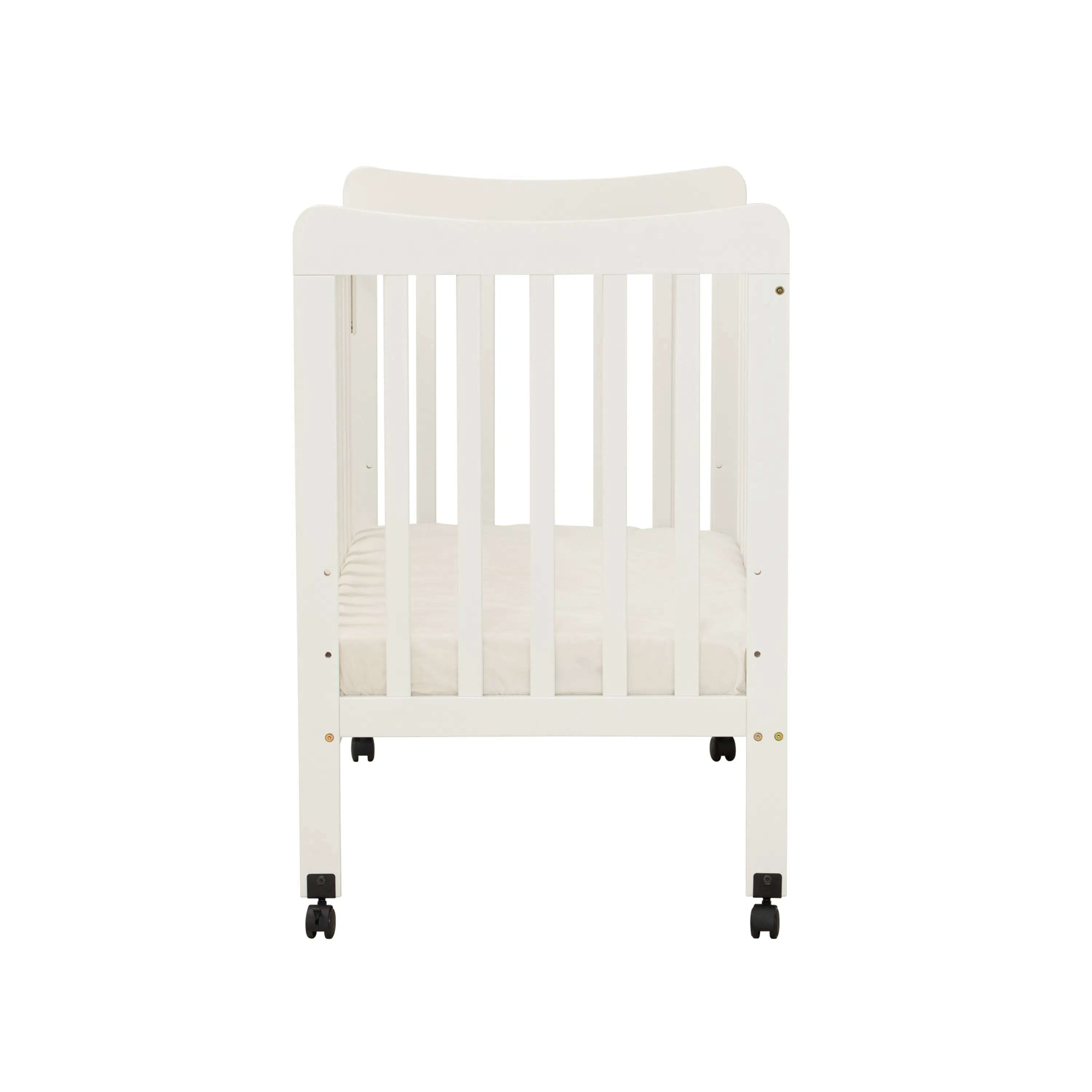 (As-is) Ayla Dropside Baby Cot with Wheels - 15