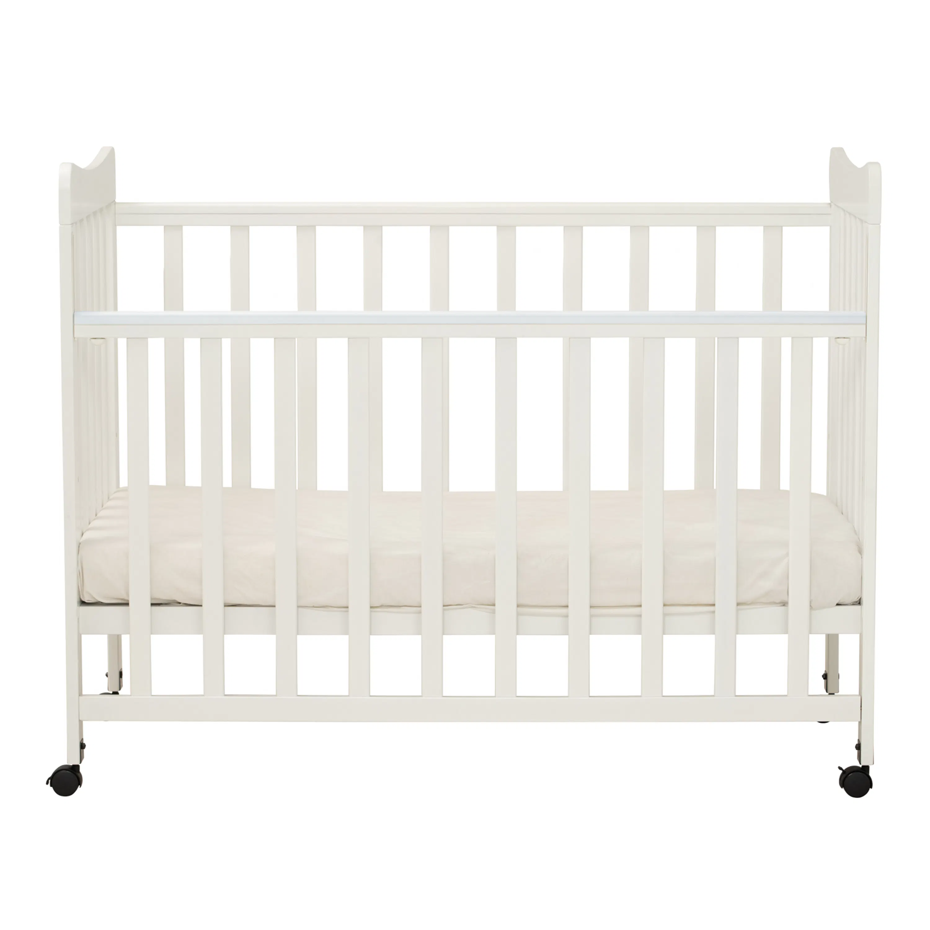 (As-is) Ayla Dropside Baby Cot with Wheels - 17