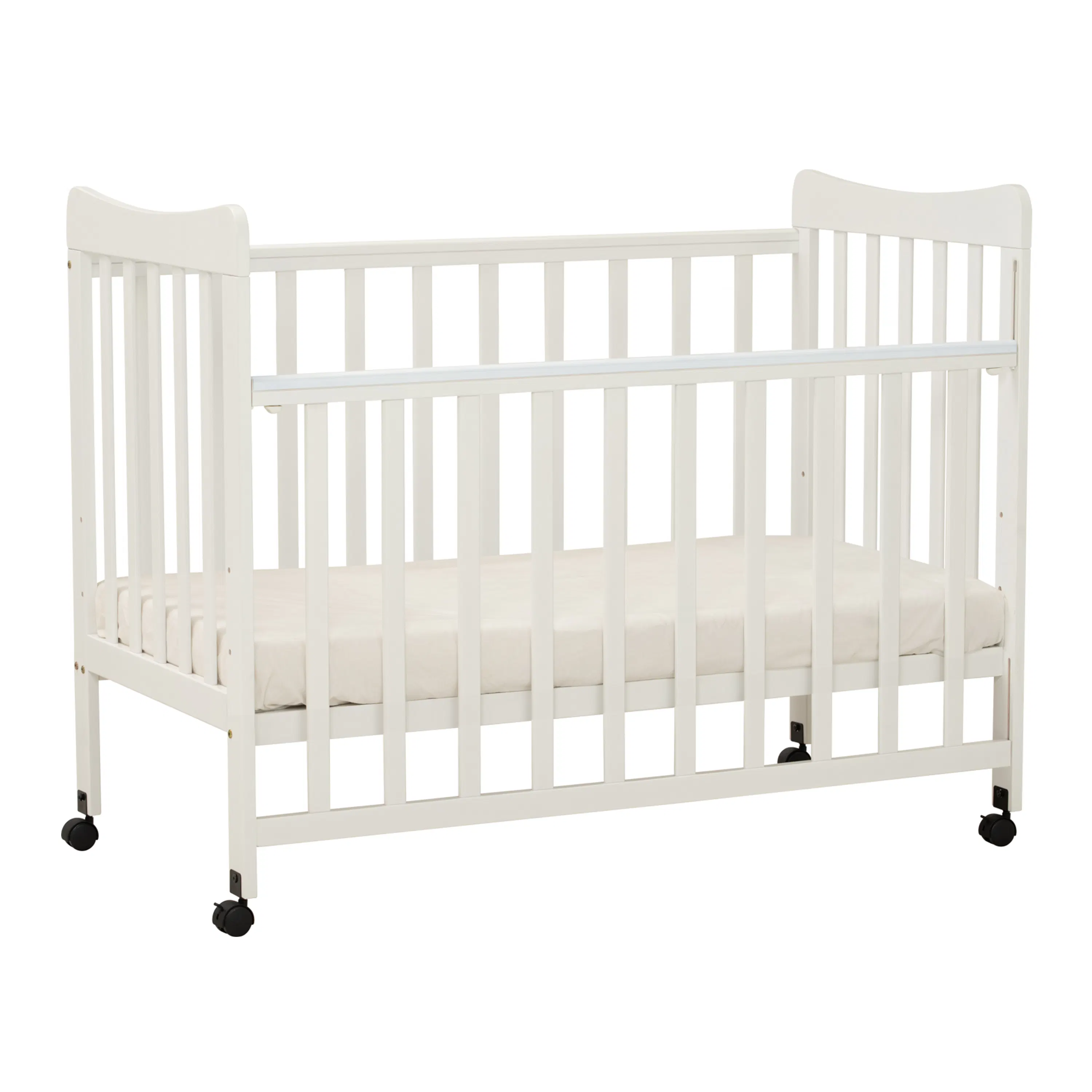 (As-is) Ayla Dropside Baby Cot with Wheels - 19