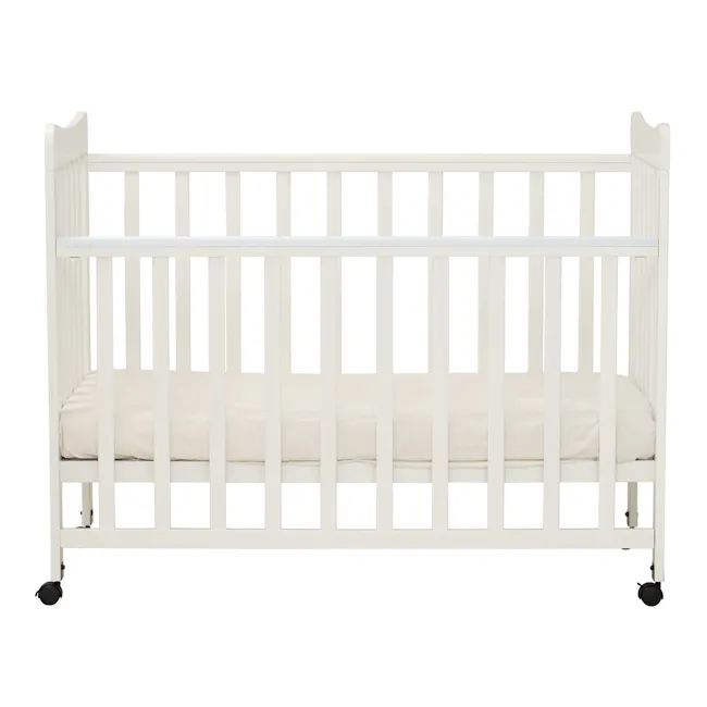 Ayla Dropside Baby Cot with Mattress - 7