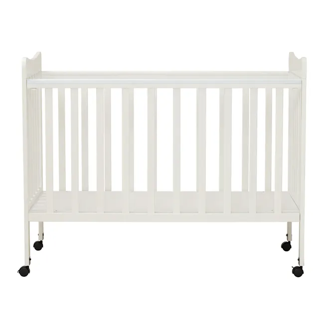 Ayla Dropside Baby Cot with Wheels - 16
