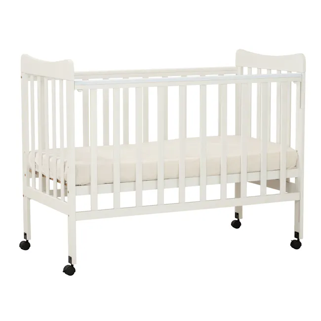 Ayla Dropside Baby Cot with Wheels - 2