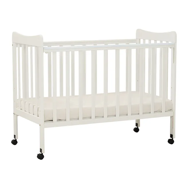 Ayla Dropside Baby Cot with Wheels - 10