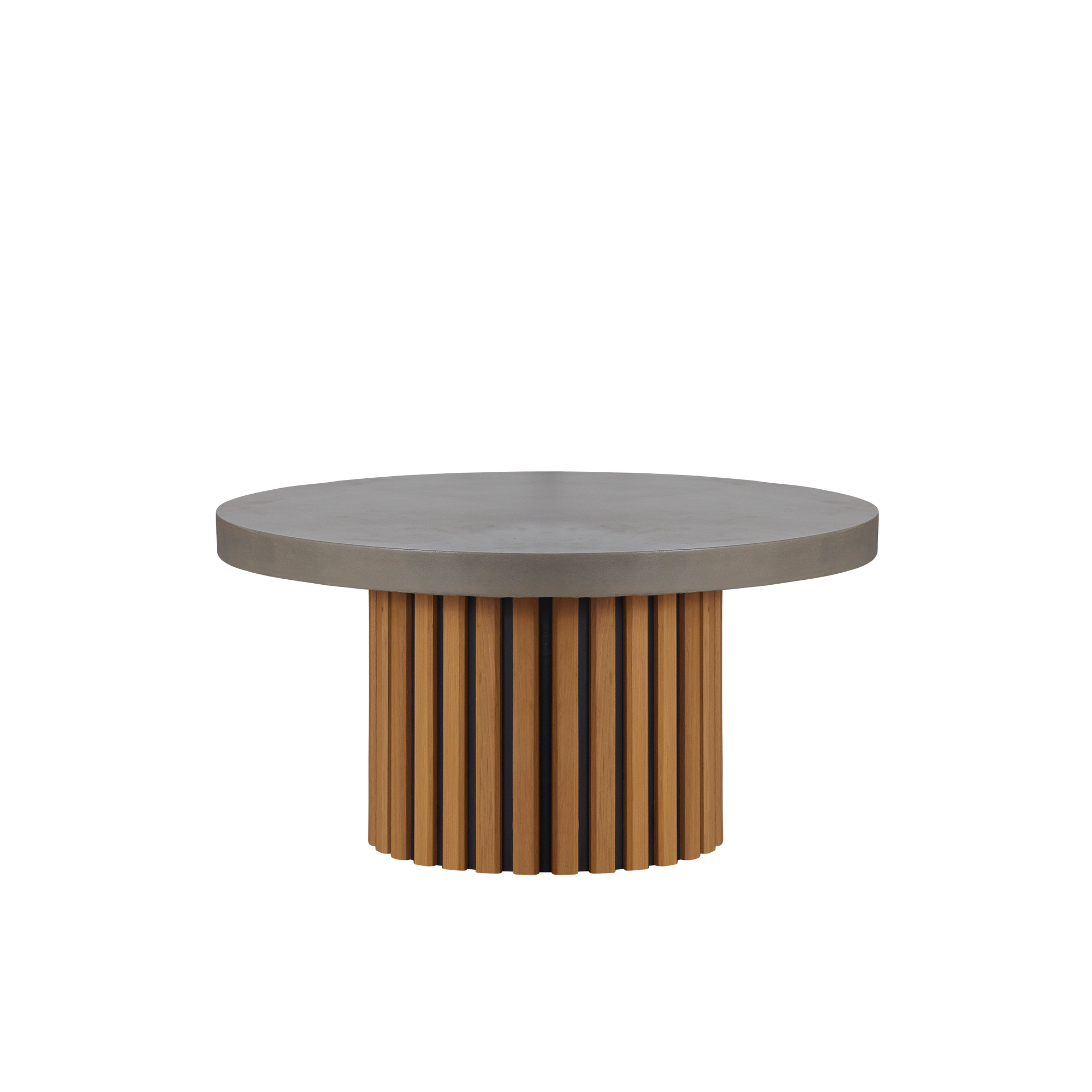 Ellie Round Concrete Coffee Table