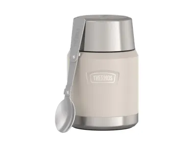 Thermos® ICON™ Thermal Food Jar 16oz with Foldable Spoon (IS3002) - Sandstone
