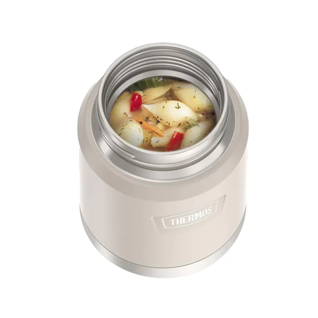 Thermos® ICON™ Thermal Food Jar 16oz with Foldable Spoon (IS3002) - Sandstone - 2