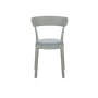 East Chair with Cushioned Seat - Moss Grey - 1