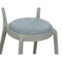 East Chair with Cushioned Seat - Moss Grey - 5