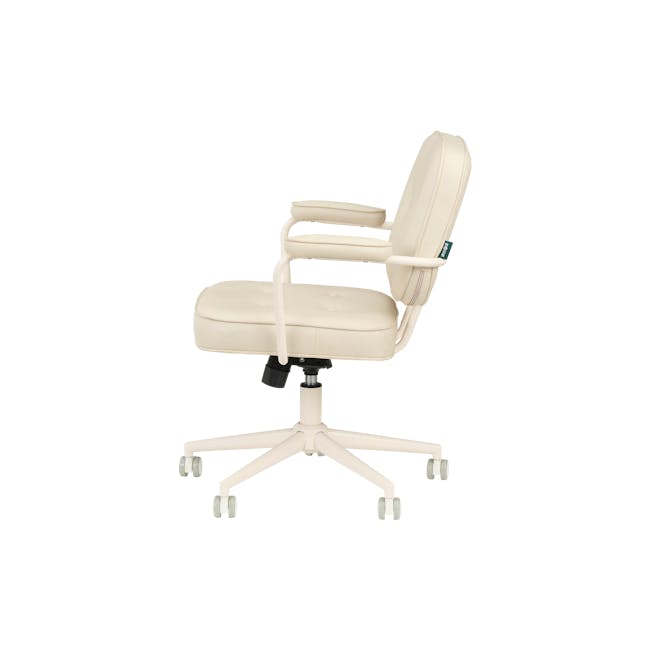 Brooke Mid Back Office Chair - Cream (Pet Friendly) - 2