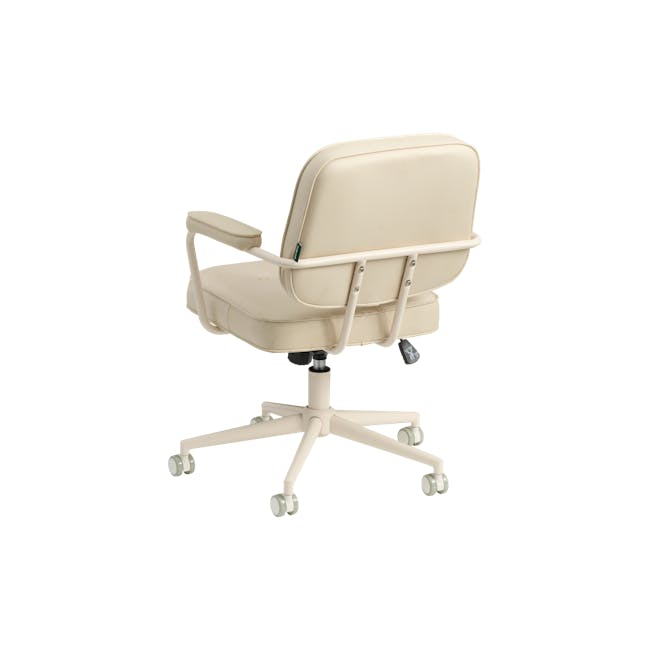 Brooke Mid Back Office Chair - Cream (Pet Friendly) - 4