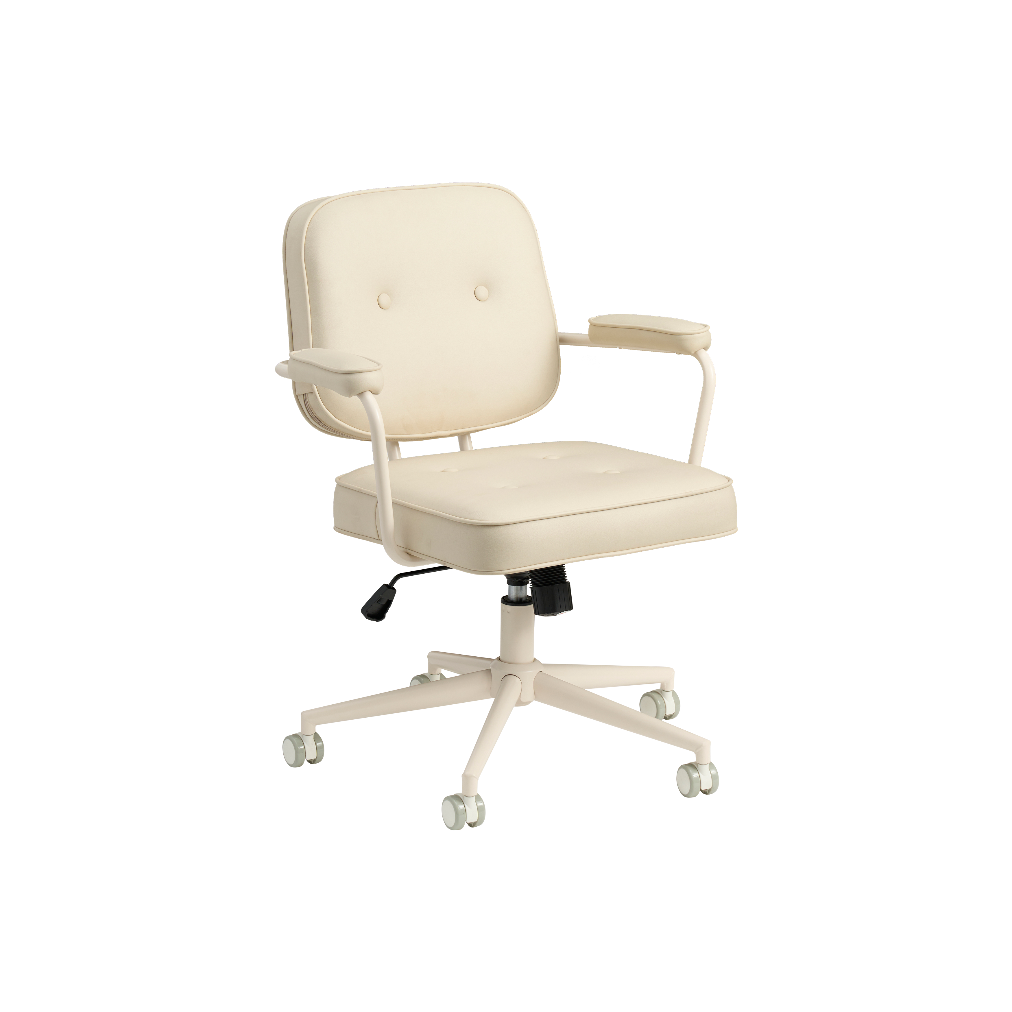 Brooke Mid Back Office Chair - Cream (Pet Friendly)