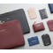Personalised Saffiano Leather ID Cardholder Landyard With Zip - Burgundy - 3