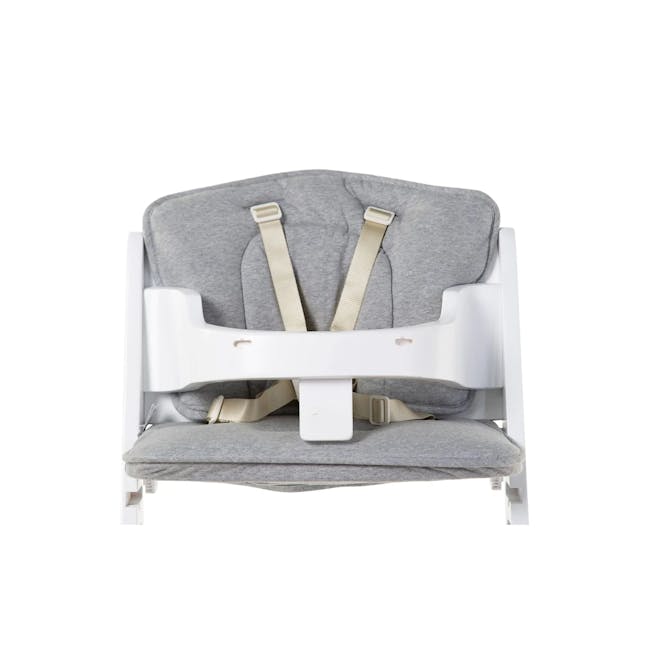Childhome Baby High Chair Seat Cushion - Jersey Grey - 0